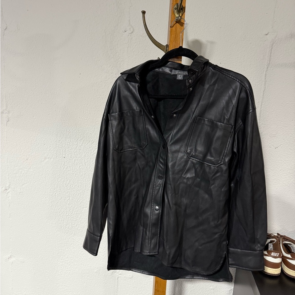 Primark Black Leather Women's Jacket